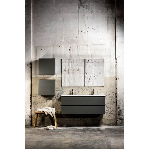 Mueble de baño 120 cm serie Hay Smoke Mondial Bathroom