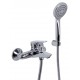 Grifo mezclador para bañera con set de ducha Serie 4