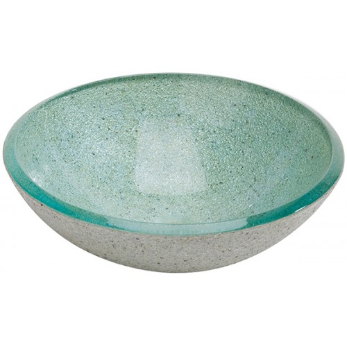 Lavabo de Cristal Redondo Platinum