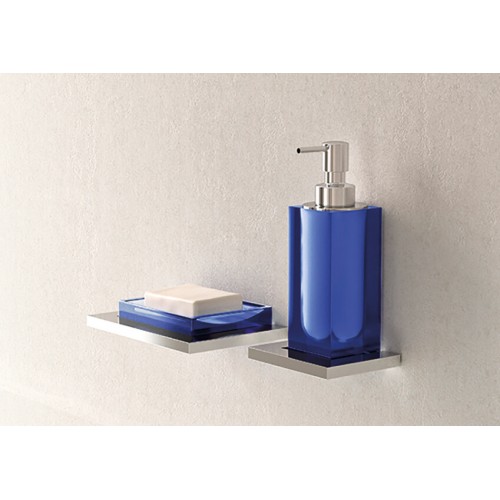 Conjunto de baño de 4 piezas azul Regia Domovari serie Metropolitan