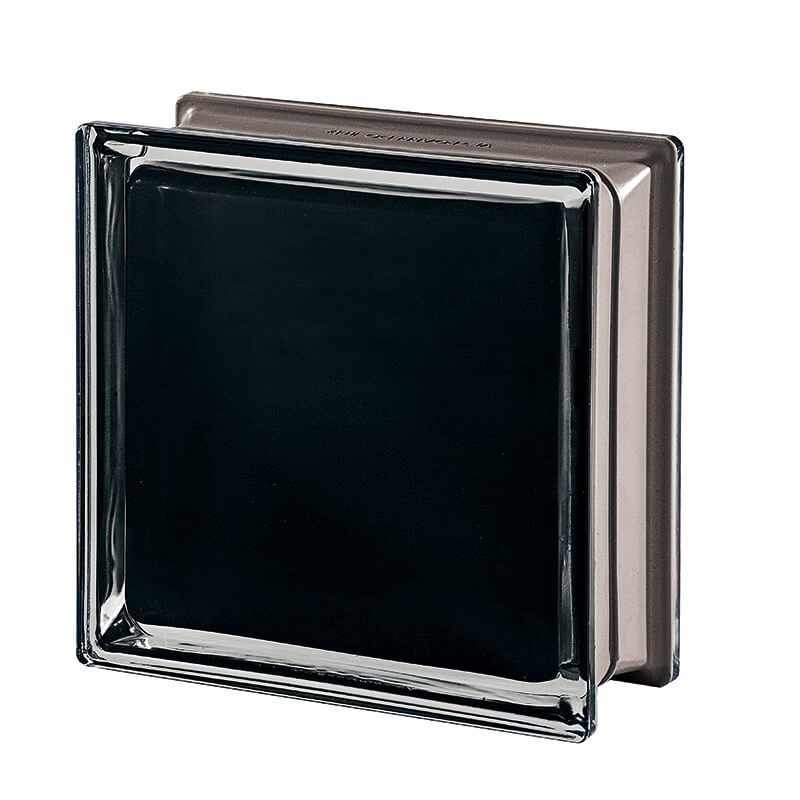 Bloque de vidrio Mendini Black 100% 19x19x8cm