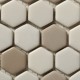 Mosaico Hexagonal Esmaltado Blend 66 - detalle tesela
