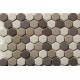 Mosaico Hexagonal Esmaltado Blend 76 