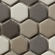 Mosaico Hexagonal Esmaltado Blend 76 - detalle tesela