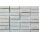 Mosaico Rectangular Blend 3 Engraved Carrara & Glass
