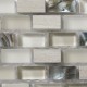 Mosaico Rectangular Wooden White & Glass & Mop C - detalle tesela