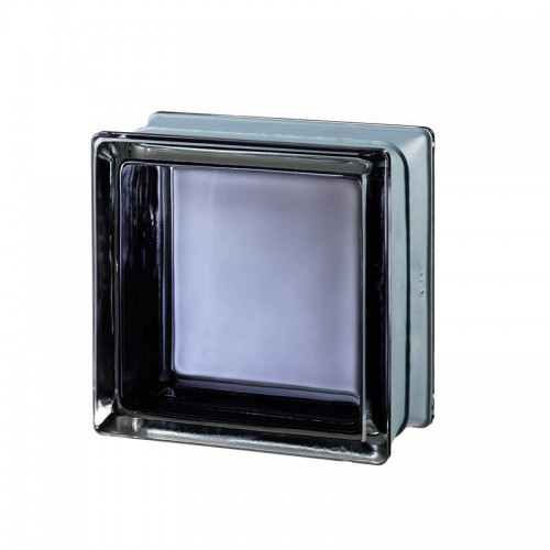 Bloque de vidrio Futuristic Black 30% 14,6x14,6x8cm