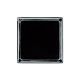 Bloque de vidrio Futuristic Black 100% 14,6x14,6x8cm - frontal
