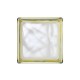 Bloque de vidrio Very Natural White 30% 14,6x14,6x8cm - frontal