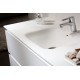 Mueble de baño Naxani serie Aran Blanco Brillo detalle