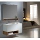 Mueble de baño Naxani serie Boxy blanco satinado