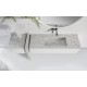 Mueble de baño Naxani serie Dolom Carrara detalle lavabo