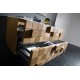 Mueble de baño Naxani serie Grid detalle cajón 