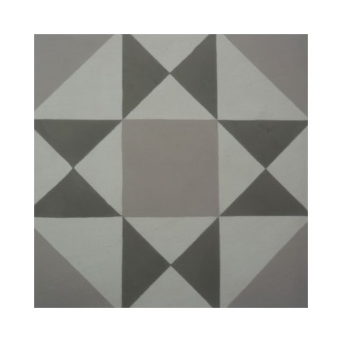 Baldosa Hidráulica 20x20x1,8cm Contemporánea  Nº 200 - 1m2