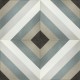 Baldosa Hidráulica Contemporánea Nº 204 composición 4 piezas rombo