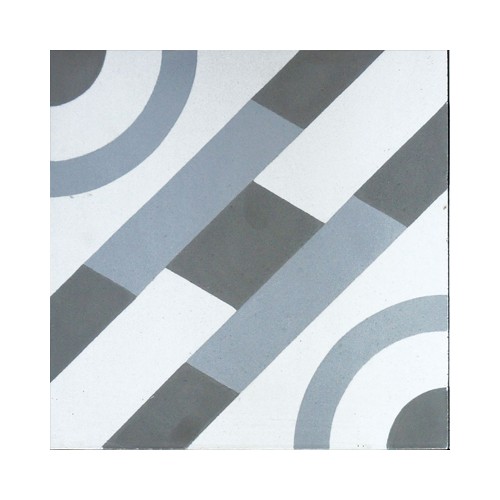 Baldosa Hidráulica 20x20x1,8cm Contemporánea Nº 208 - 1m2