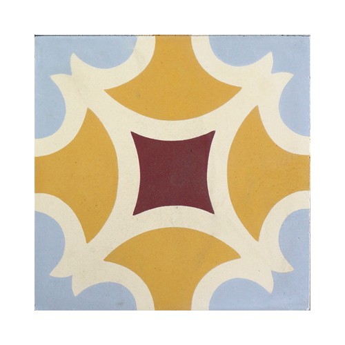 Baldosa Hidráulica 20x20x1,8cm Victoriana Nº 8 - 1m2