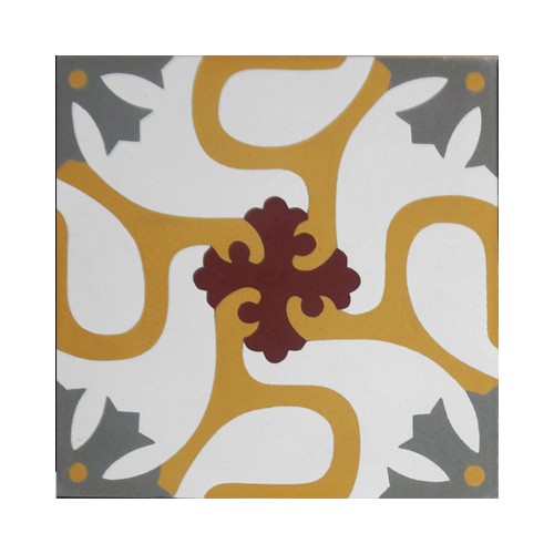 Baldosa Hidráulica 20x20x1,8cm Victoriana Nº 24 - 1m2