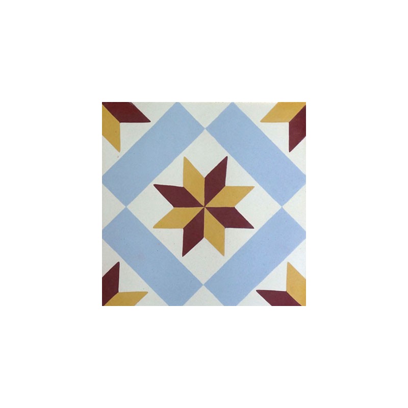 Baldosa Hidráulica Victoriana Nº 250