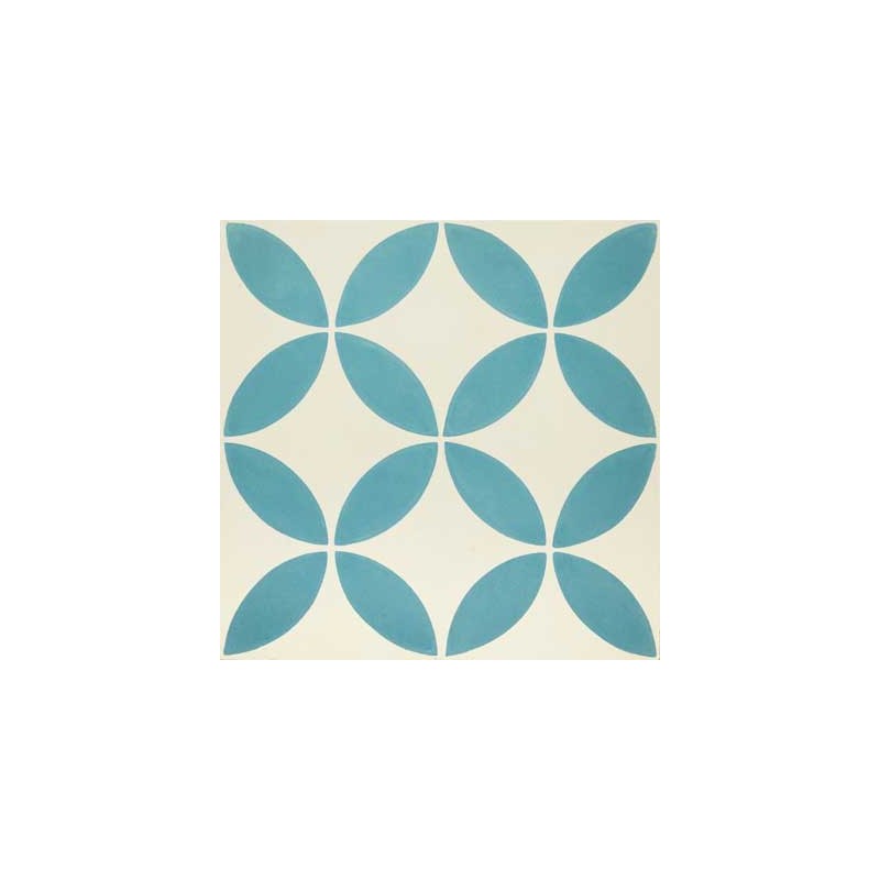 Baldosa Hidráulica 20x20x1,8cm Victoriana Nº 108