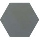 Baldosa Hidráulica 20x11,5cm Hexagonal antracita