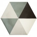 Baldosa Hidráulica 20x11,5cm Hexagonal Nº 2014 - 1m2