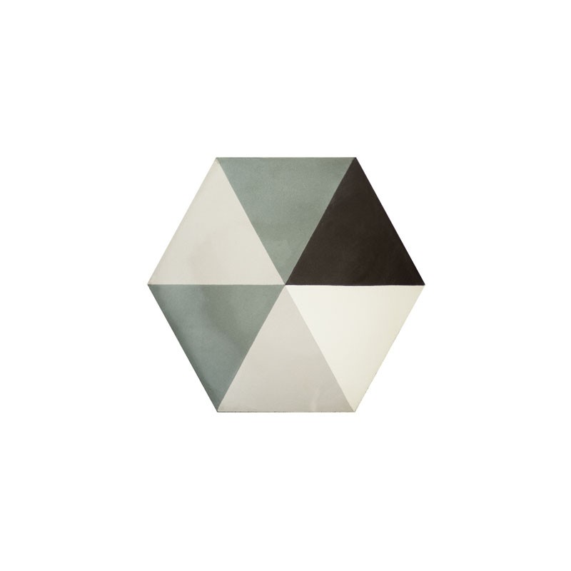 Baldosa Hidráulica 20x11,5cm Hexagonal Nº 2014 