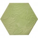 Baldosa Hidráulica 20x11,5cm Hexagonal Gaudí Nº 3 - 1m2
