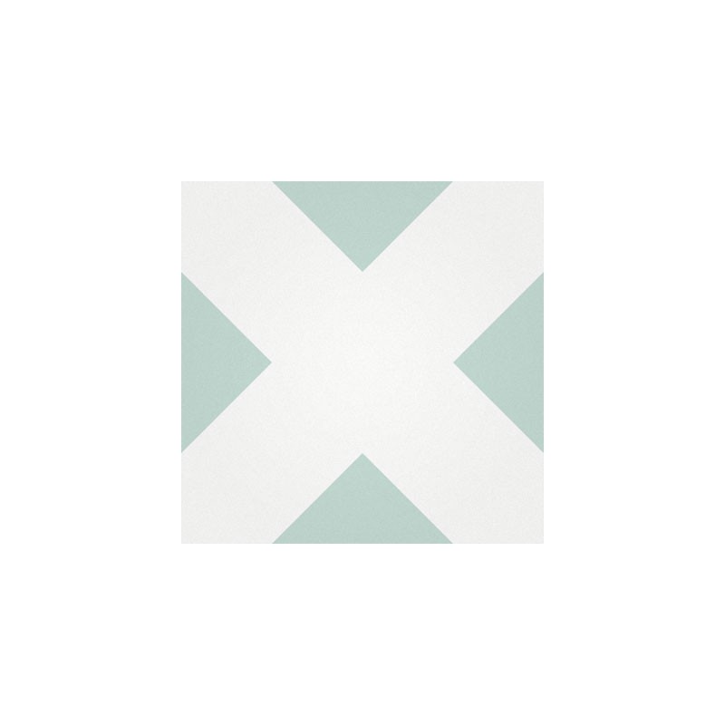 Baldosa Hidráulica 20x20x1,8cm Geométrica Nº 2