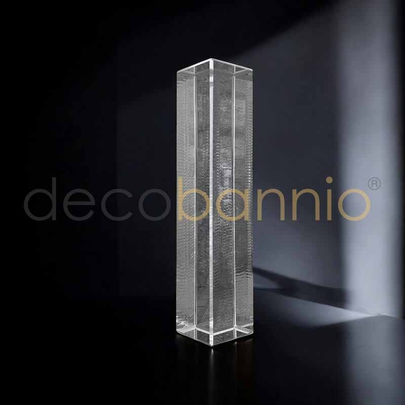 Ladrillo de vidrio lingotto Onda neutro 24x5x5cm Design