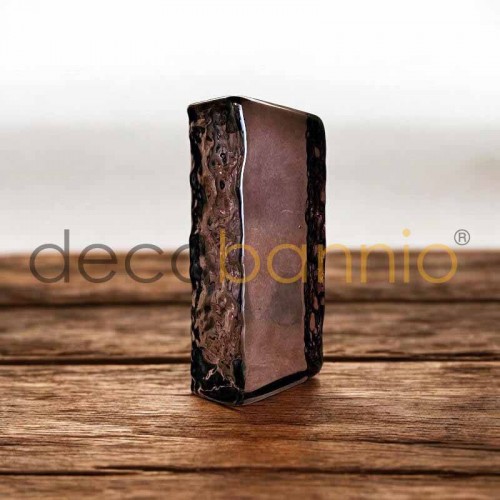 Ladrillo de vidrio rectangular curvo Onda lateral prugna 20x10x5cm Design