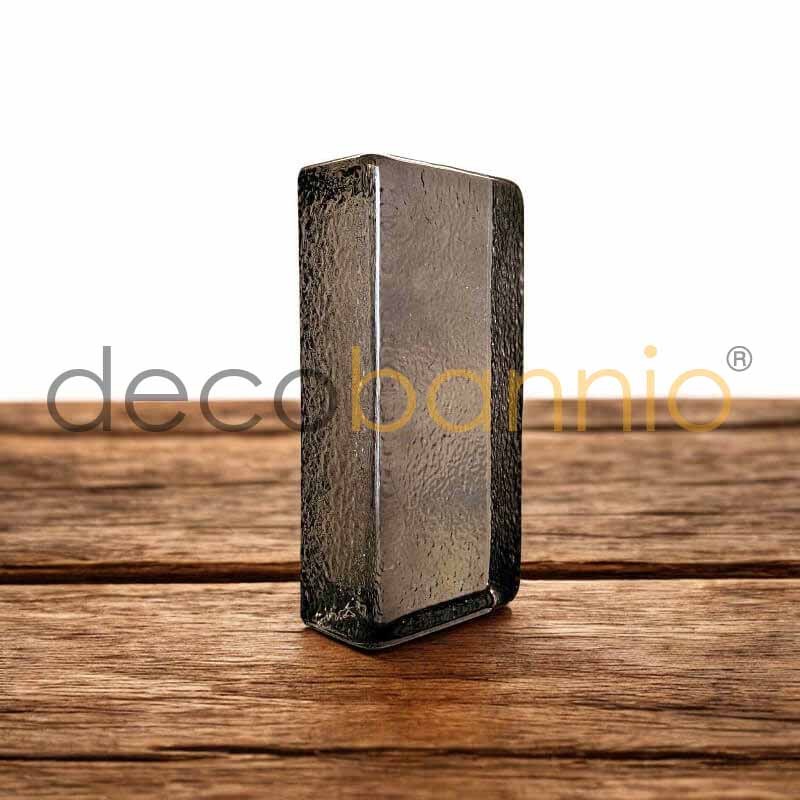 Ladrillo de vidrio rectangular curvo Puntegiatto moca 20x10x5cm Design