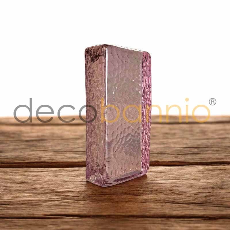 Ladrillo de vidrio rectangular curvo scala pastello 20x10x5cm Design