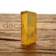Ladrillo de vidrio rectangular curvo Stucco giallo 20x10x5cm Design