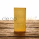 Ladrillo de vidrio rectangular recto Liso satinado giallo 20x10x5cm Design