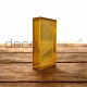 Ladrillo de vidrio rectangular recto Liso giallo 20x10x5cm Design