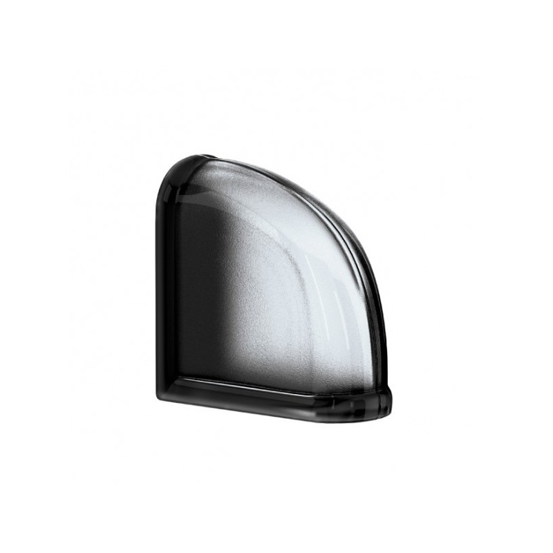 Terminación Curva Artic Licorice 14,6x14,6x8cm