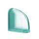 Terminación Curva Artic Mint 14,6x14,6x8cm