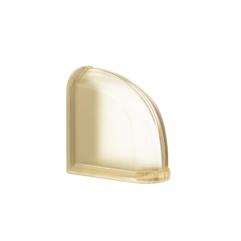 Terminación Curva Artic Vanilla 14,6x14,6x8cm