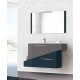 Conjunto mueble de baño 95cm Geometric Gris Marengo y Gris Antracita