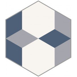 Baldosa Hidráulica Hexagonal